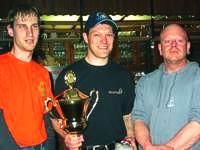 Die drei Sieger v.l. Christian Rietze (2), Peter Roberger (1) und Erwin Amann (3)