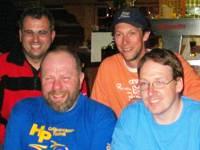 Die vier Veranstalter v.l. Gnther Voit, Heinz Pltz, Willi Roberger und Anton Hrtl